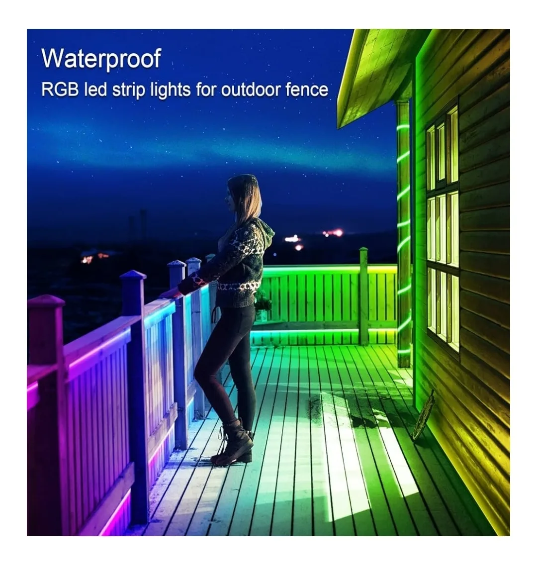 300FT Outdoor LED Strip Lights - Waterproof image indicator(6)