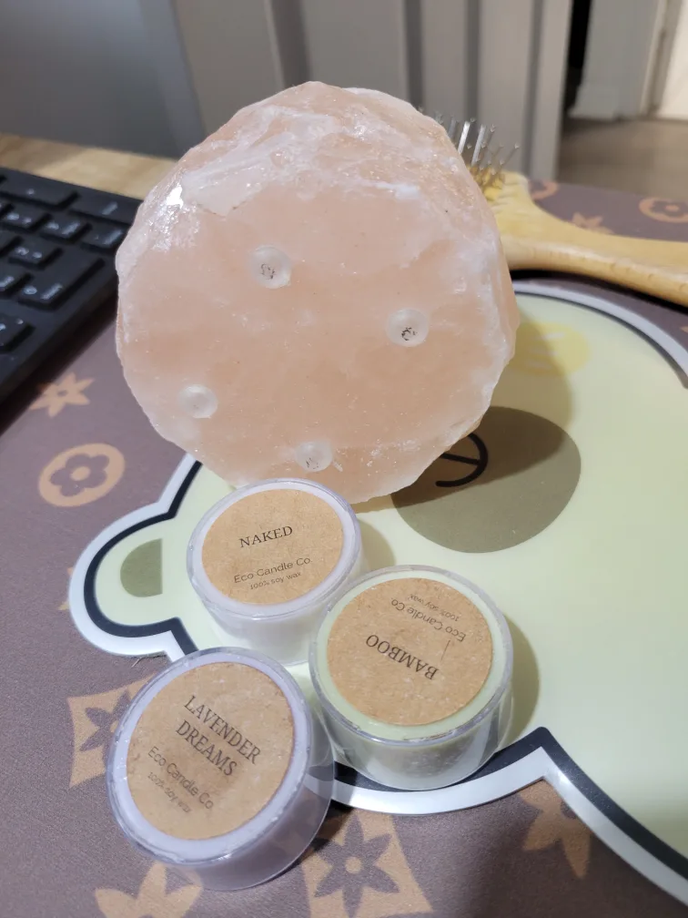 Salt Candle Holder & Candles image indicator(2)