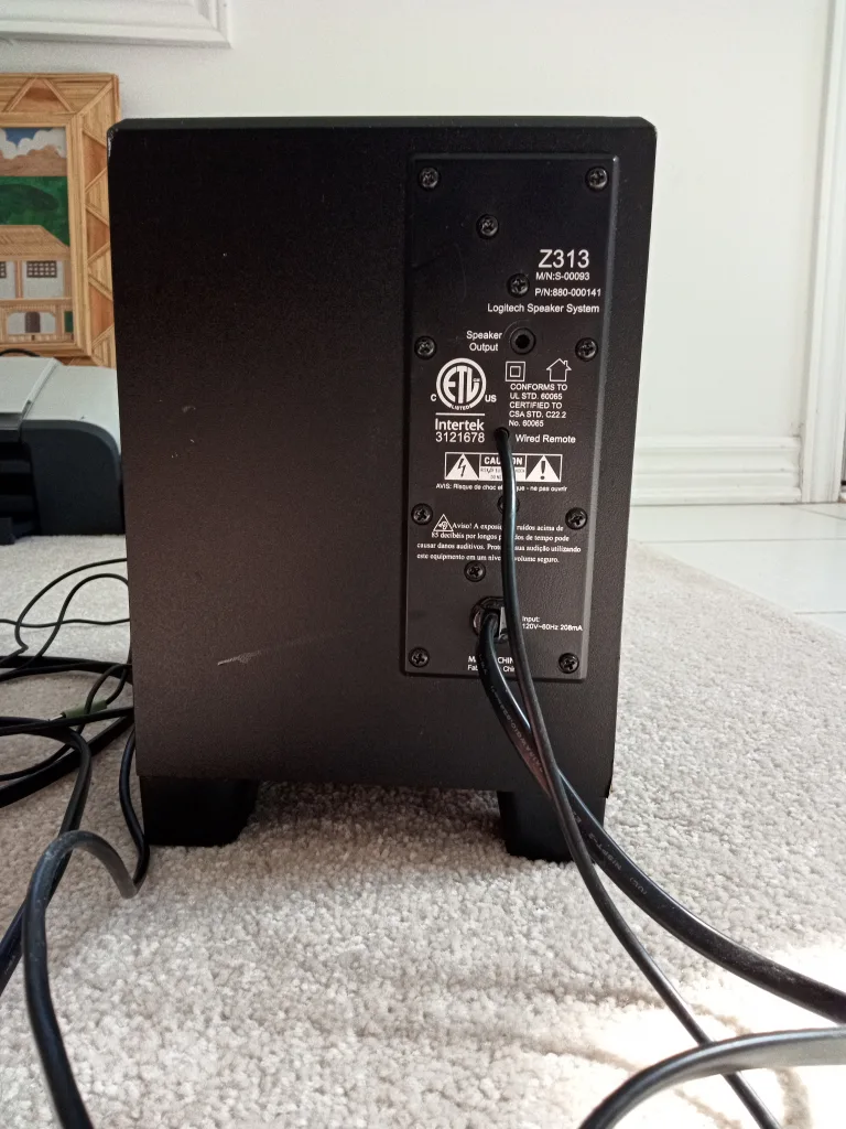 Logitech Z313 Subwoofer Speaker System image indicator(5)