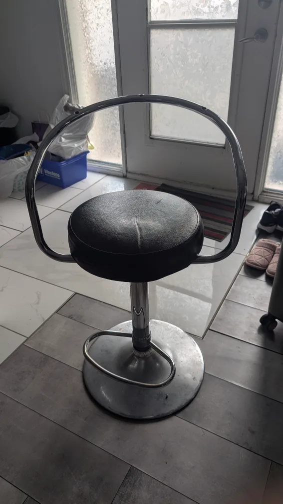 Swivel Bar Stool - Black thumbnail