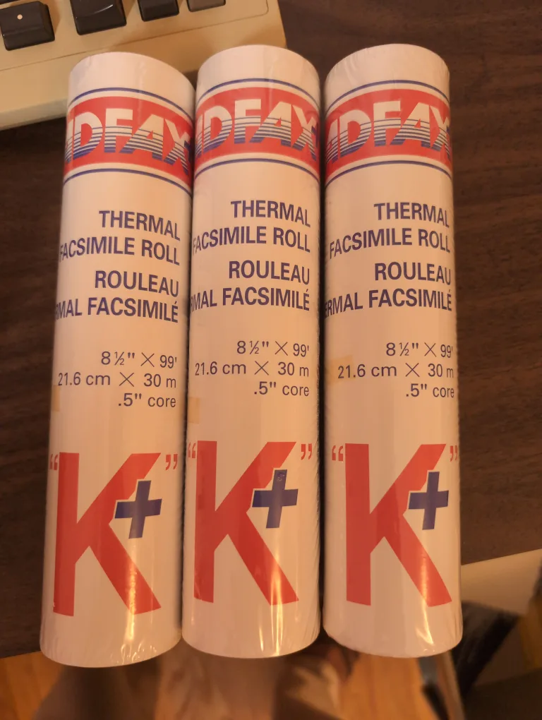 Adifax Plus Thermal Facsimile Rolls - 6 Rolls image indicator(2)