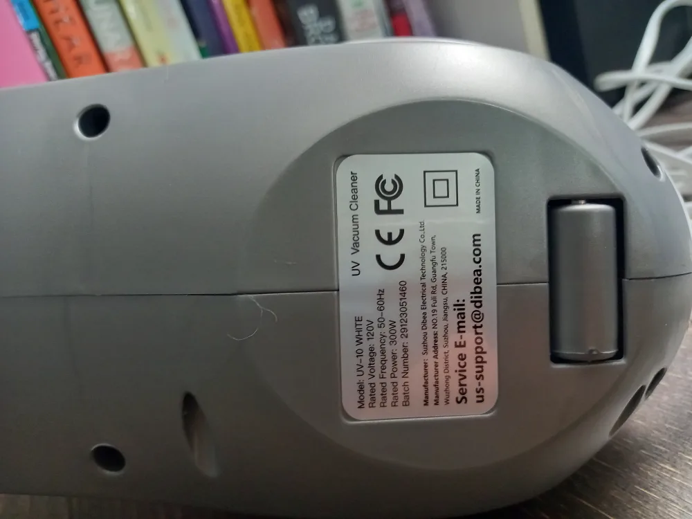 DIBEA UV-10 White Vacuum Cleaner image indicator(4)