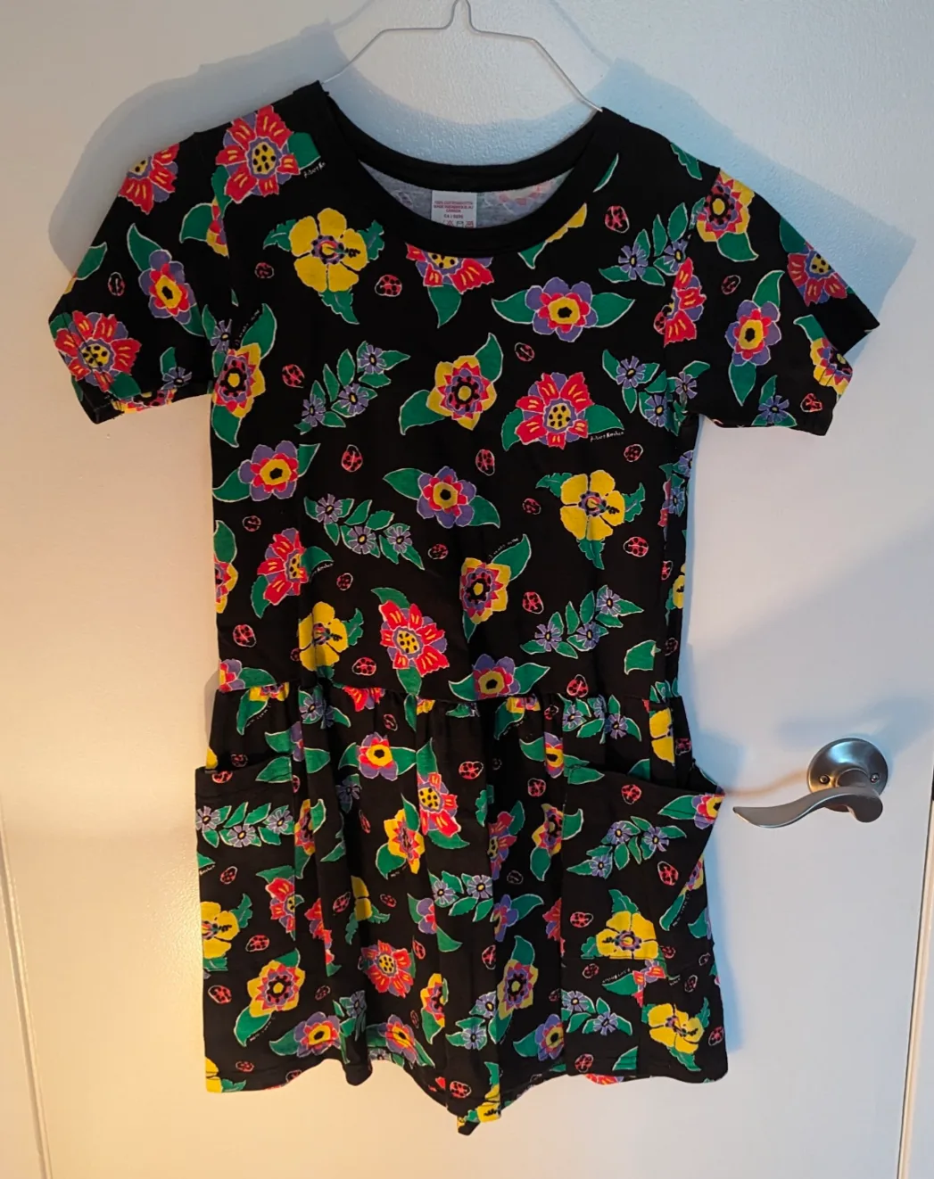 Youth Small Floral Cotton Dress - Made in Canada thumbnail