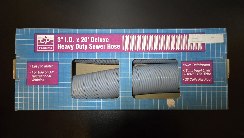 CP Products 3" I.D. x 20' Deluxe Heavy Duty Sewer Hose – RV