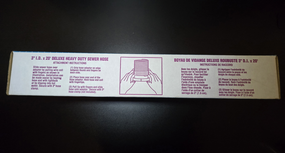 CP Products 3" I.D. x 20' Deluxe Heavy Duty Sewer Hose – RV - photo 3