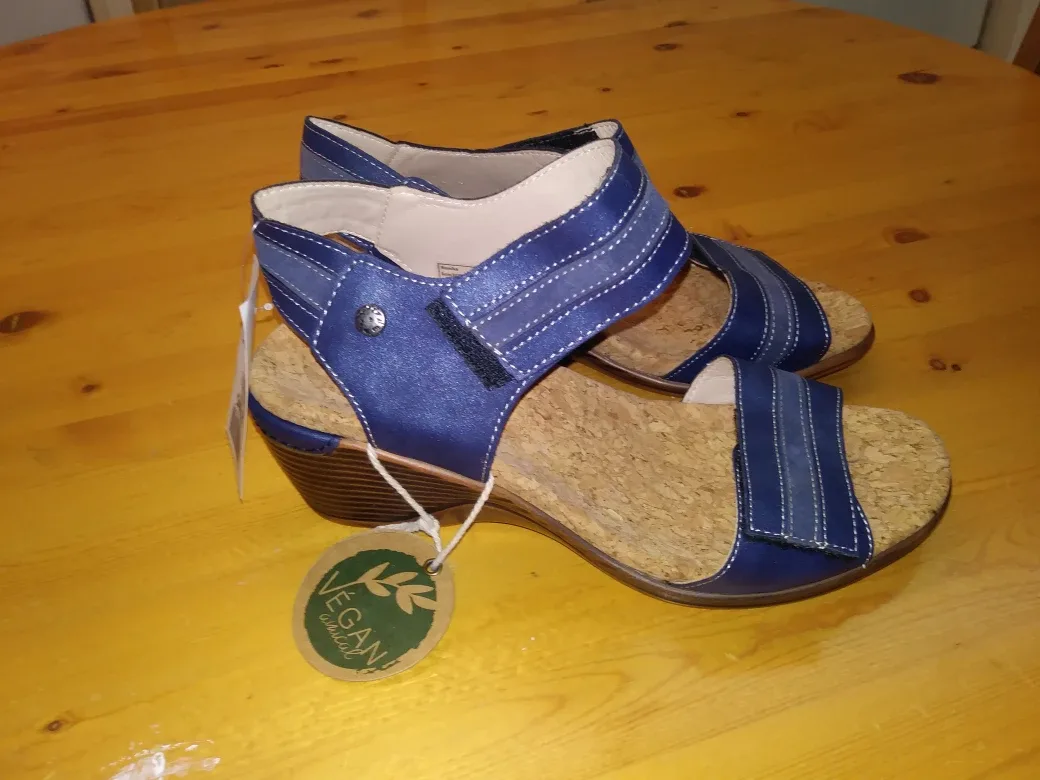 Romika Ibiza 25 Blue Sandals - Size 40 (US 9) thumbnail