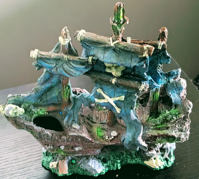 Aquarium Decorations - Log, Ship, Castle, Buddha thumbnail
