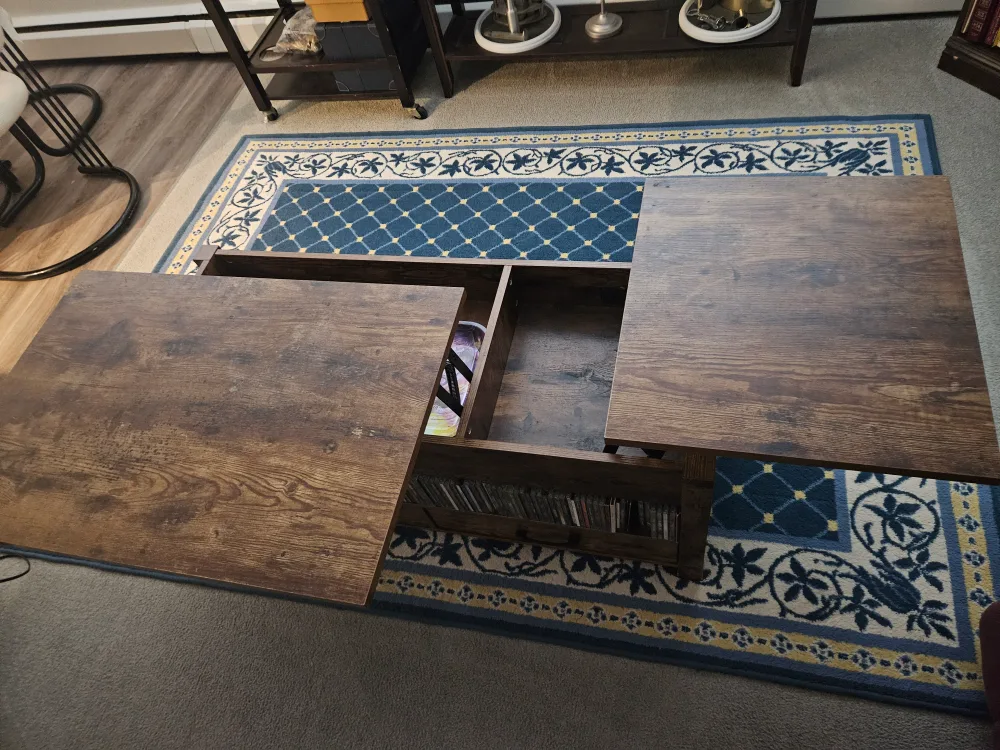 Lift Top Coffee Table w/ Hidden Storage image indicator(3)
