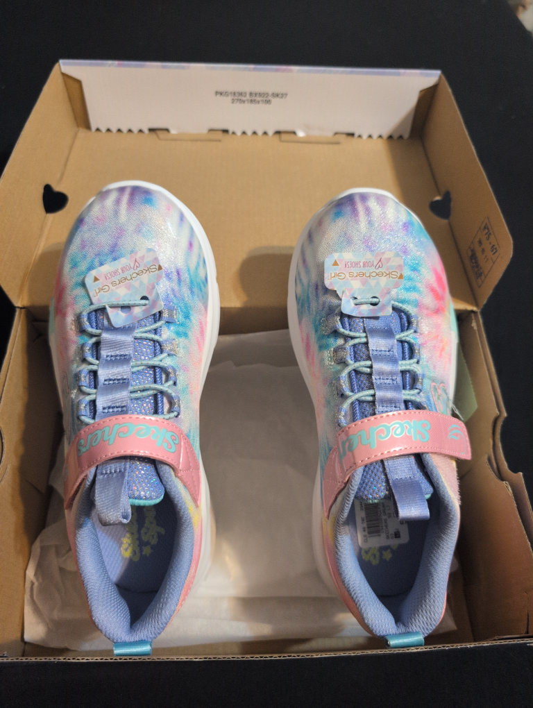 Skechers Girl Sunny Groove Lavender Multi Size 2 Kids - photo 3
