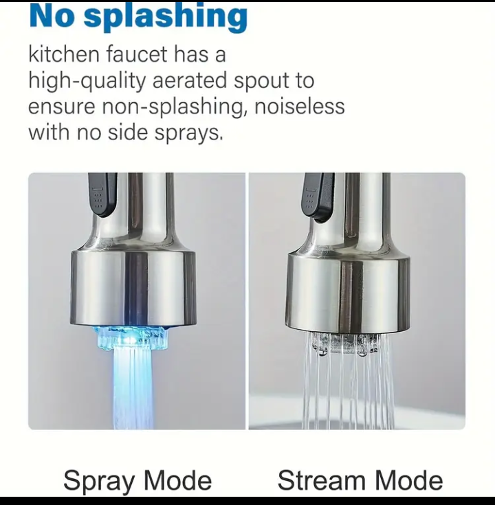 LED Kitchen Faucet - Brushed Nickel Finish - photo 4