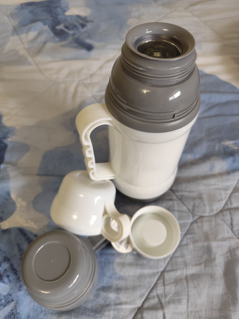White and Grey thermal Mug