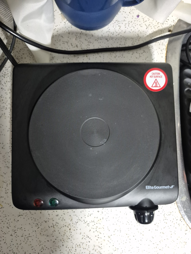 Elite Gourmet Electric Single Burner