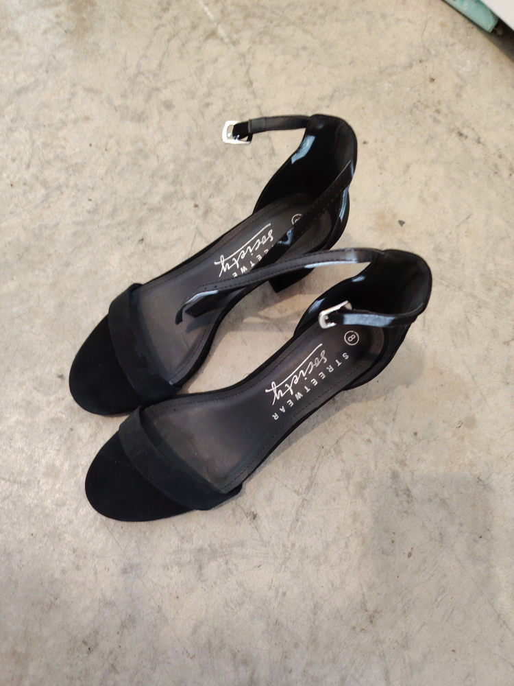 Streetwear Society Black Heels