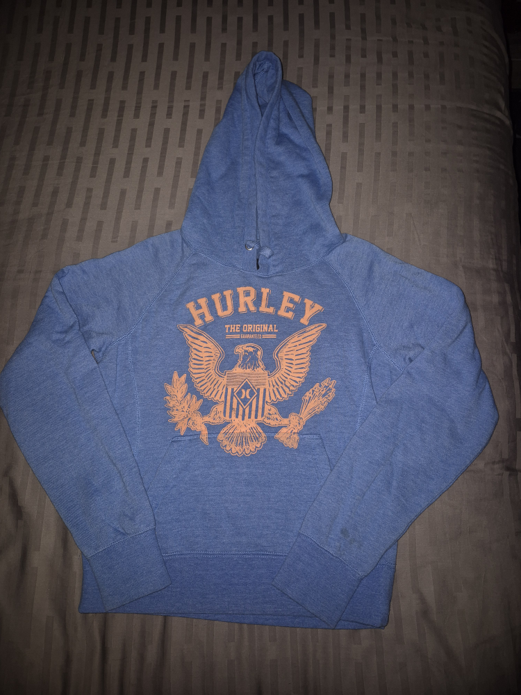 Hurley Blue Hoodie - Size XS