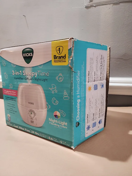 Vicks 3-in-1 SleepyTime Humidifier - New in Box! thumbnail