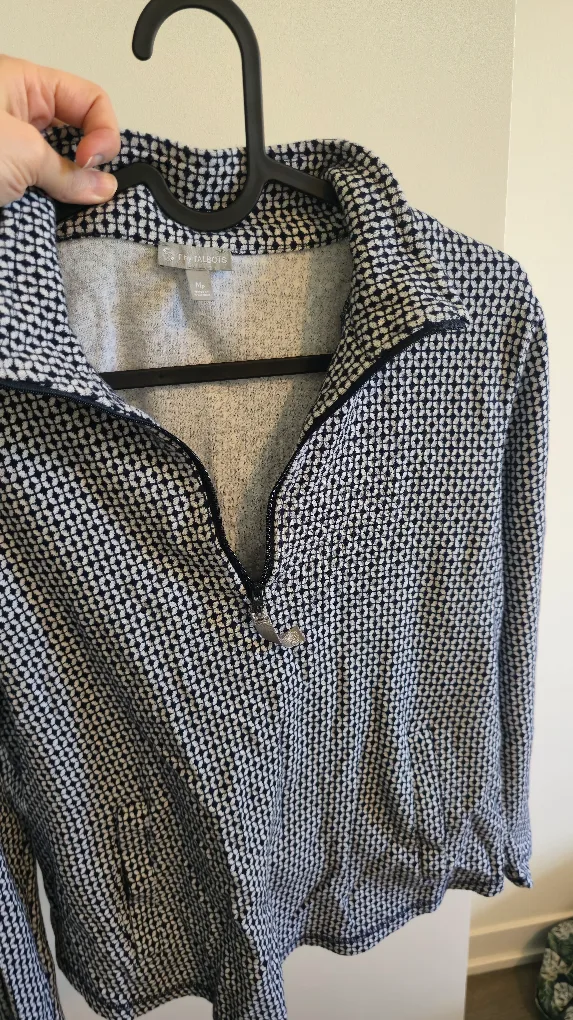 Talbots Quarter Zip Pullover - Medium Petite image indicator(2)