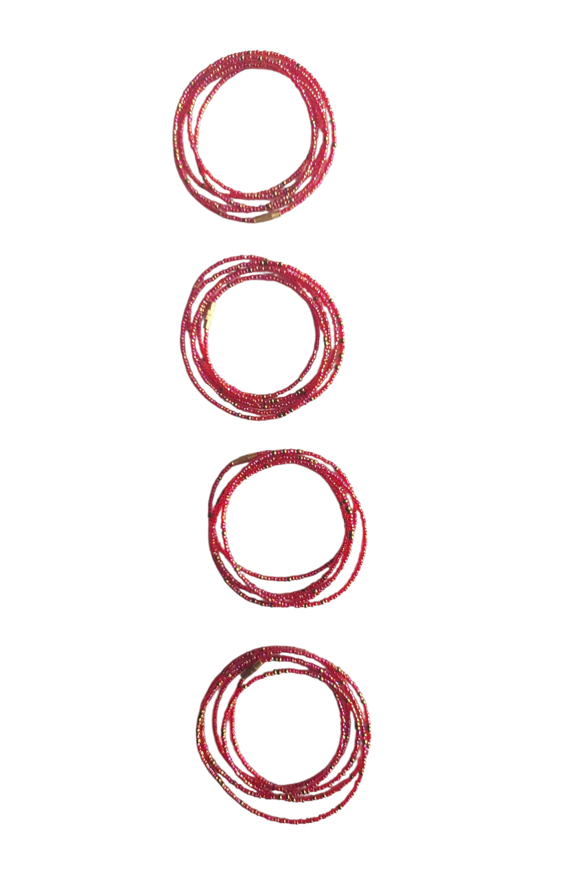 (4pcs set ) Single Waist Beads - Various Colors - photo 2