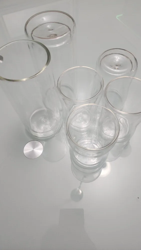 Set of double walled Drinking Glasses image indicator(2)