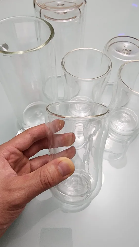 Set of double walled Drinking Glasses image indicator(4)