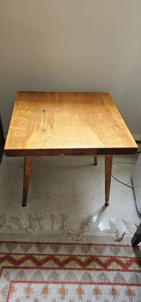Vintage Square Wooden Table