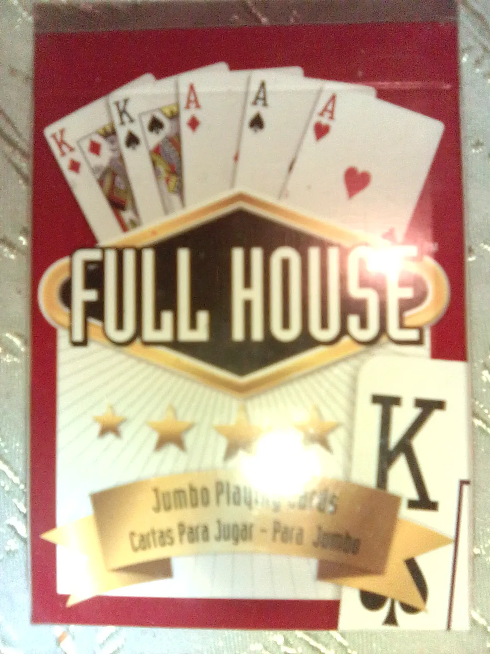Full House Jumbo Playing Cards thumbnail