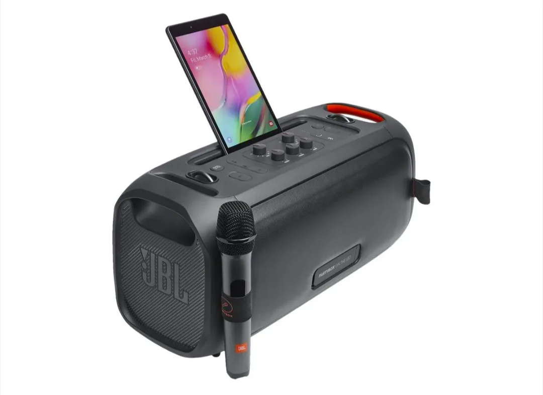 JBL PartyBox Bluetooth Portable Speaker with JBL Microphone image indicator(3)