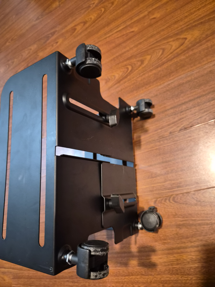 Rolling Computer Mid Tower Stand - Black - photo 2