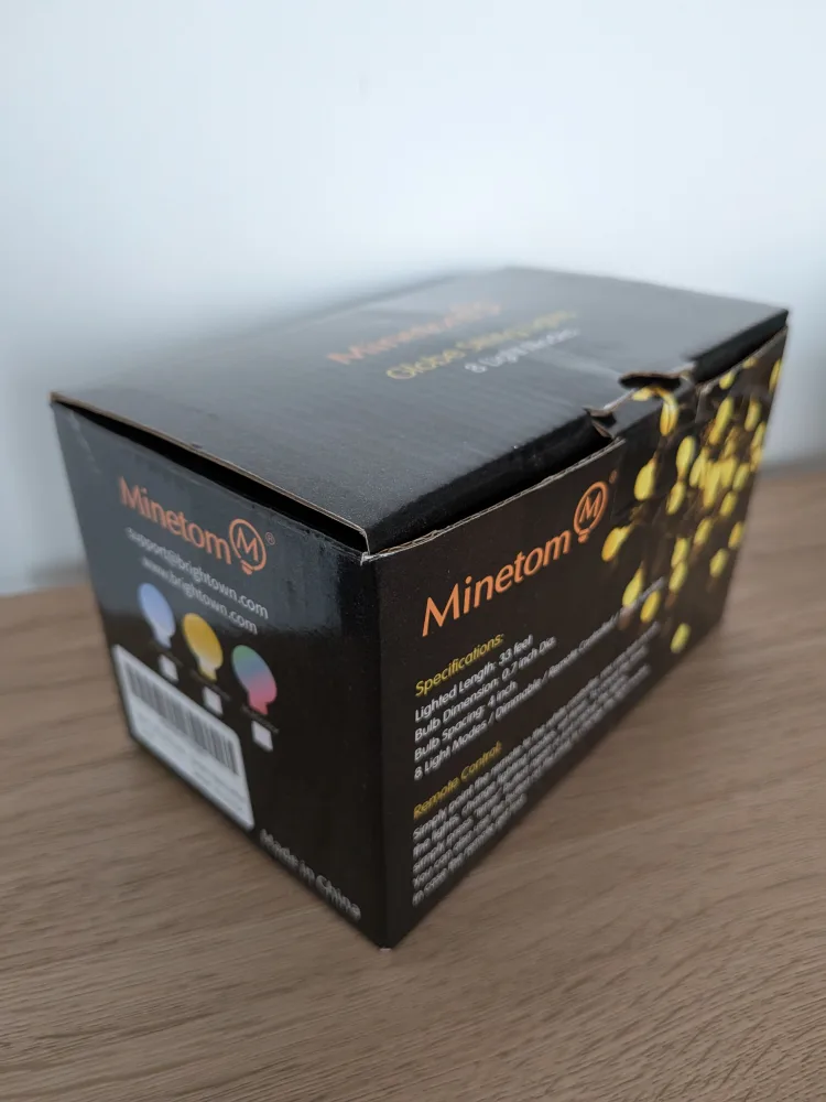 Globe String Lights - 8 Light Modes, Remote Control image indicator(2)