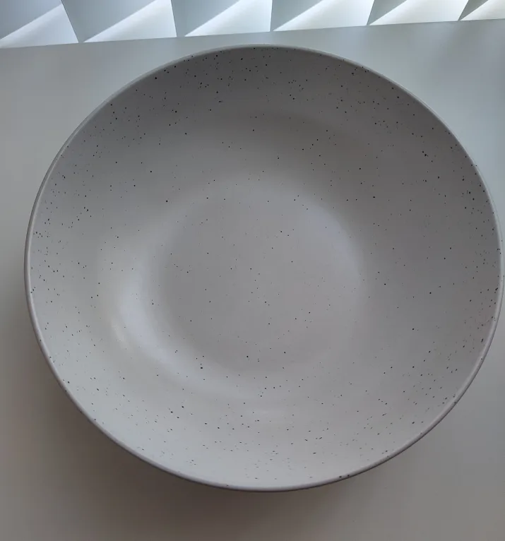 Speckled White Ceramic Bowls