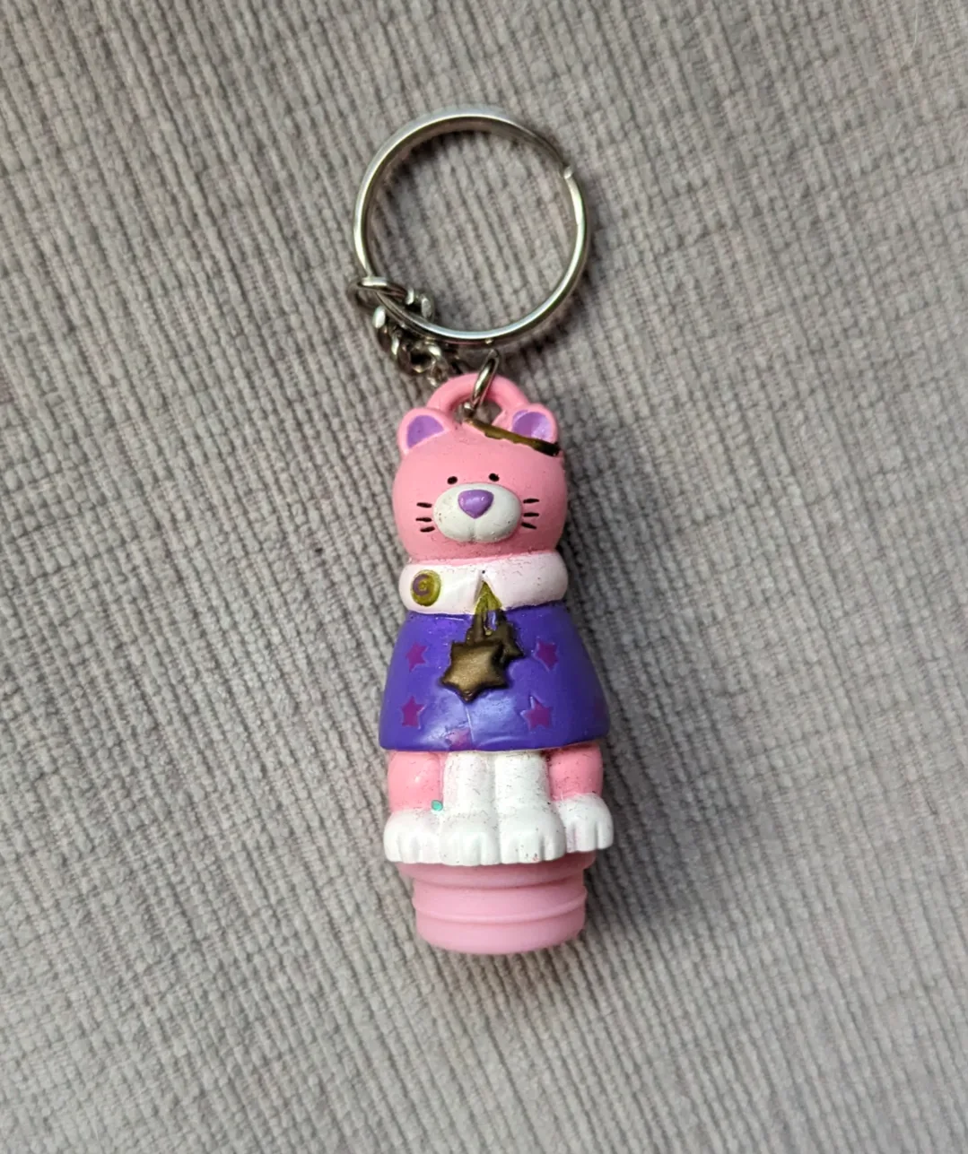 Pink Cat Keychain thumbnail