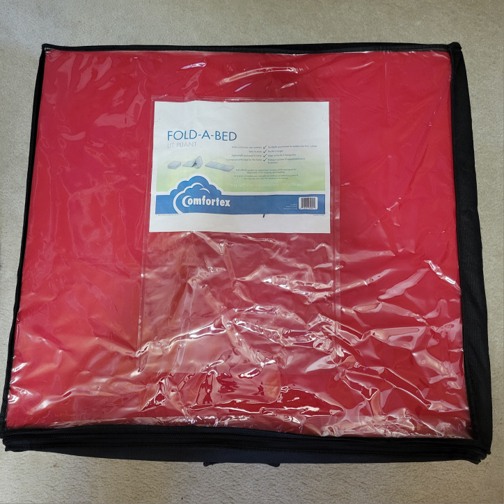 Red Fold-A-Bed - Tri-Fold Mattress