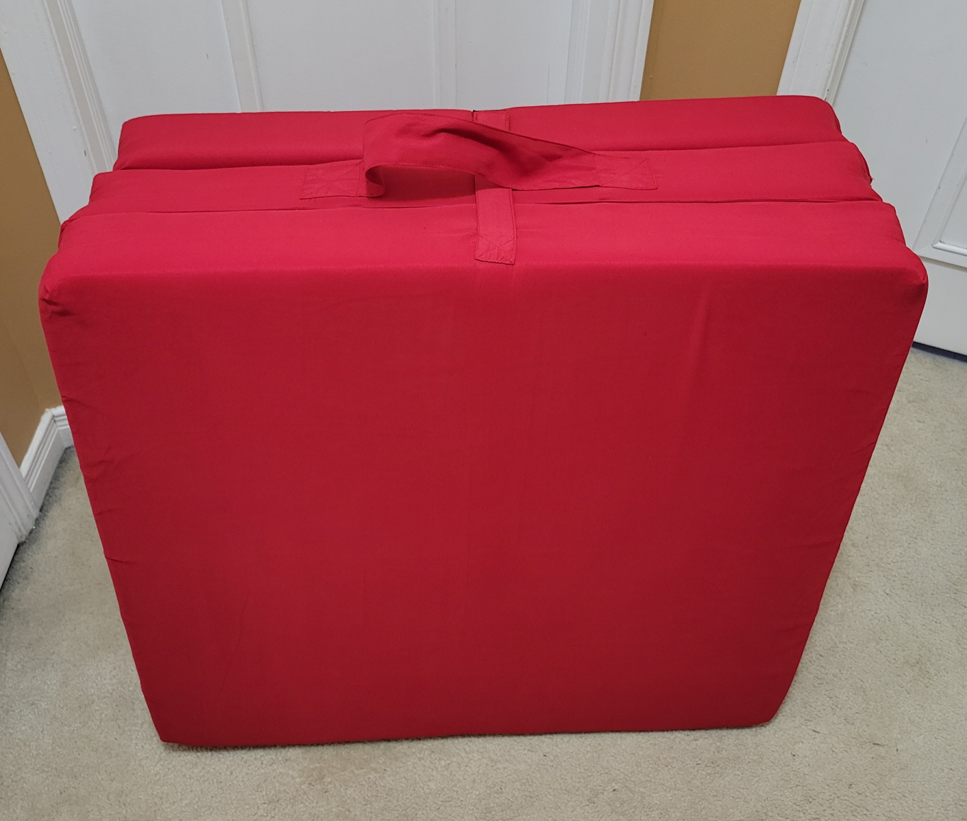Red Fold-A-Bed - Tri-Fold Mattress - photo 2