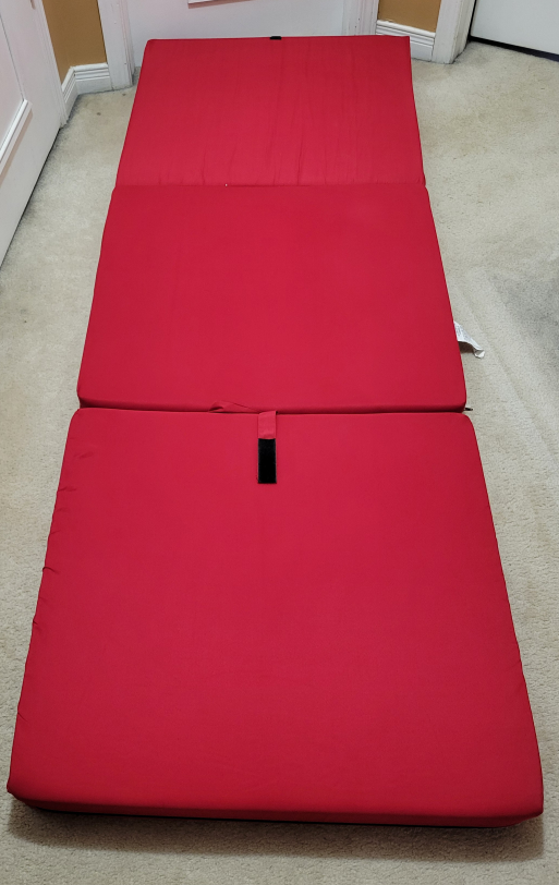 Red Fold-A-Bed - Tri-Fold Mattress - photo 3