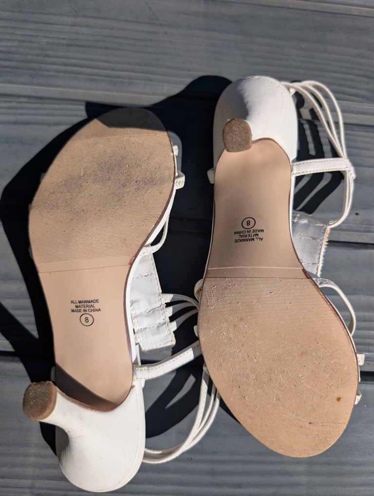 Kimchi Blue White Heels - Size 8 🧡 - photo 3