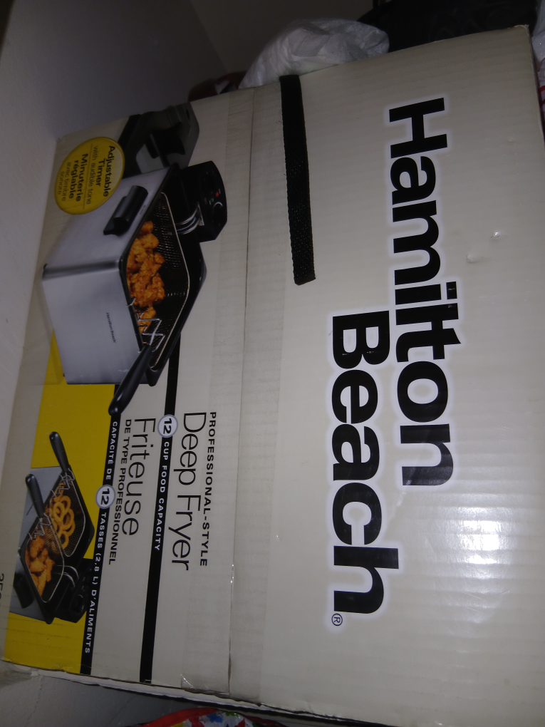 Brand new in box Hamilton Beach Professional-Style Deep Fryer - photo 3