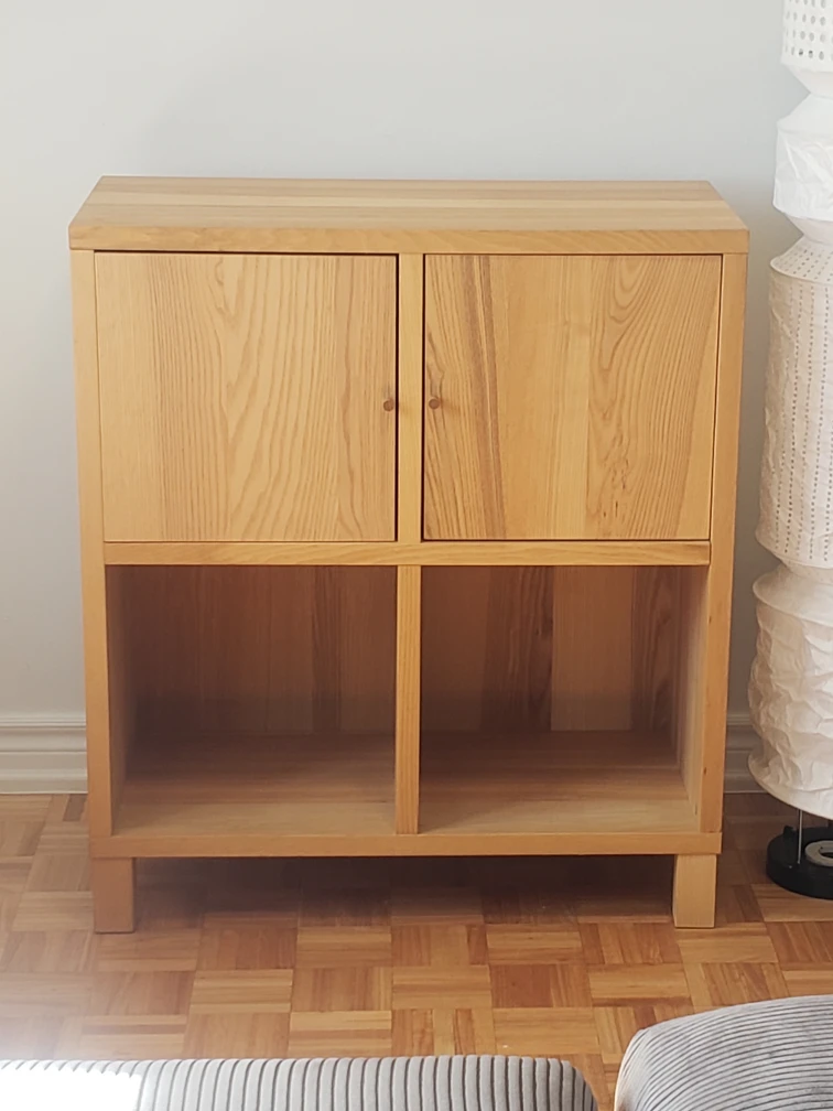 Wooden Cabinet with Doors & Shelves