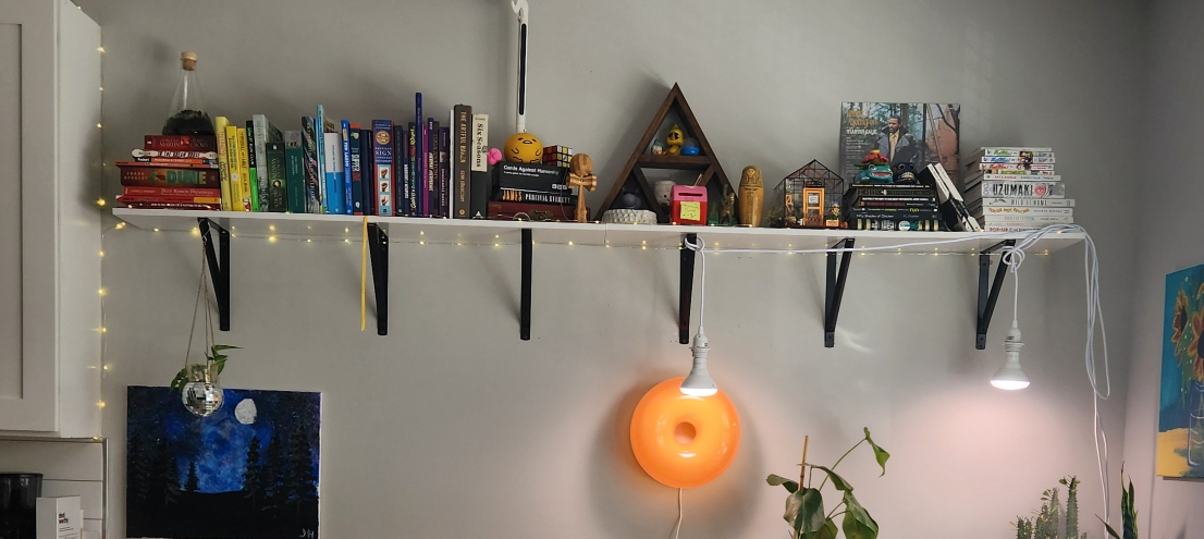 3 Everbilt 48in x 10in White Shelves w/ Brackets