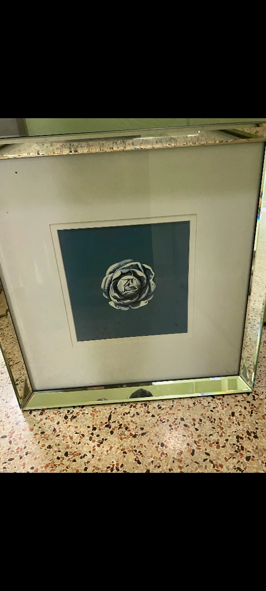 large mirror Framed Floral Art Print thumbnail