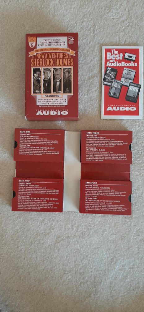 The New Adventures of Sherlock Holmes Audio Cassettes - photo 2