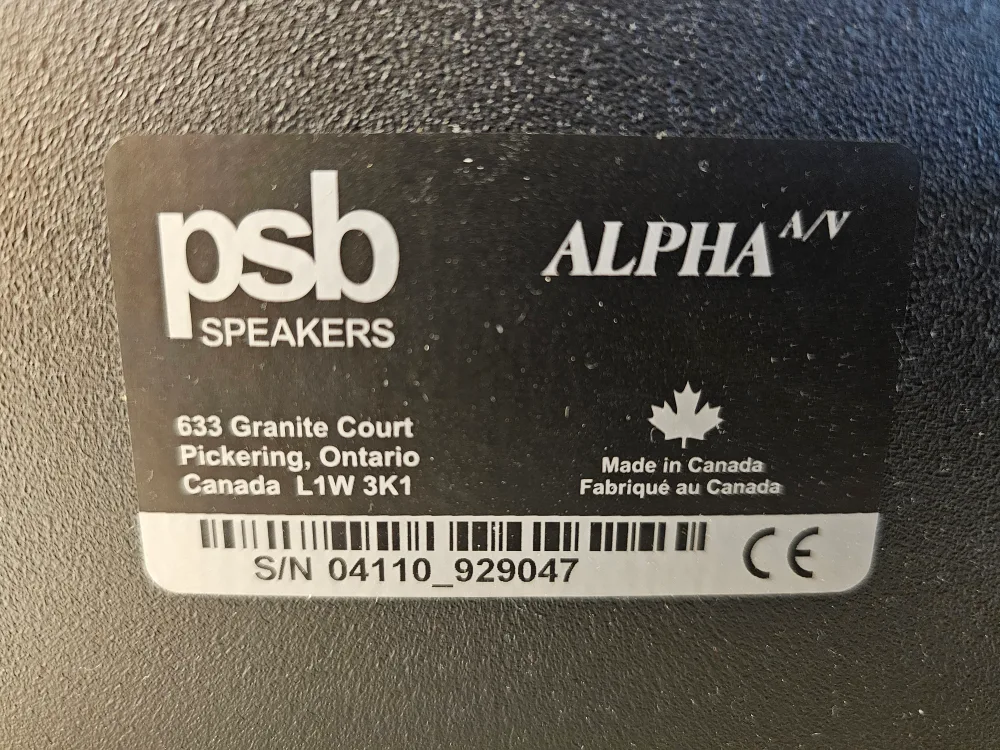 PSB Alpha A/V Speakers - Great Condition image indicator(3)