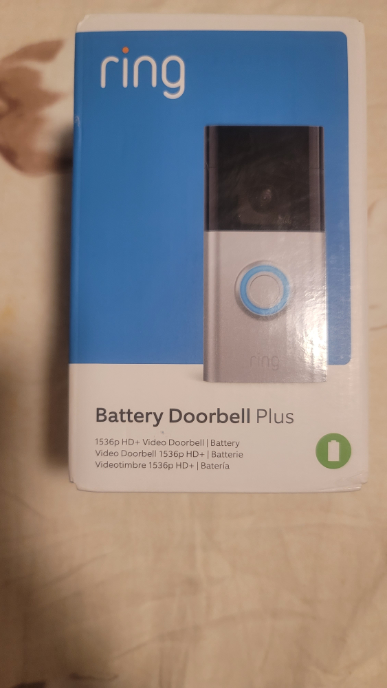 Ring Battery Doorbell Plus - New in Box