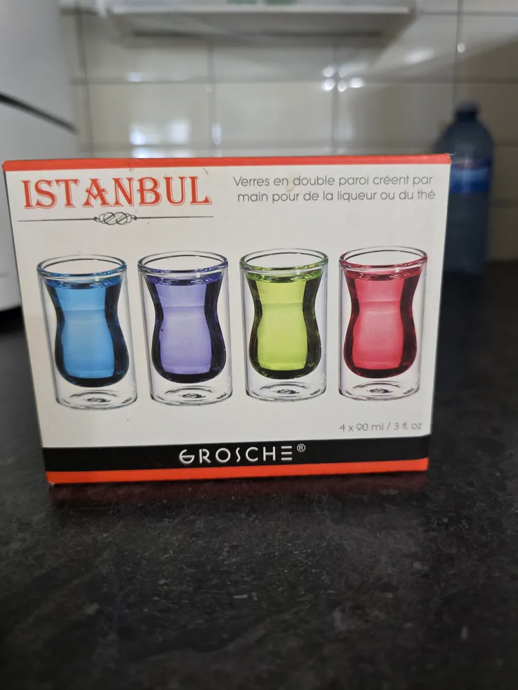 Grosche Istanbul Double Walled Tea Glasses thumbnail
