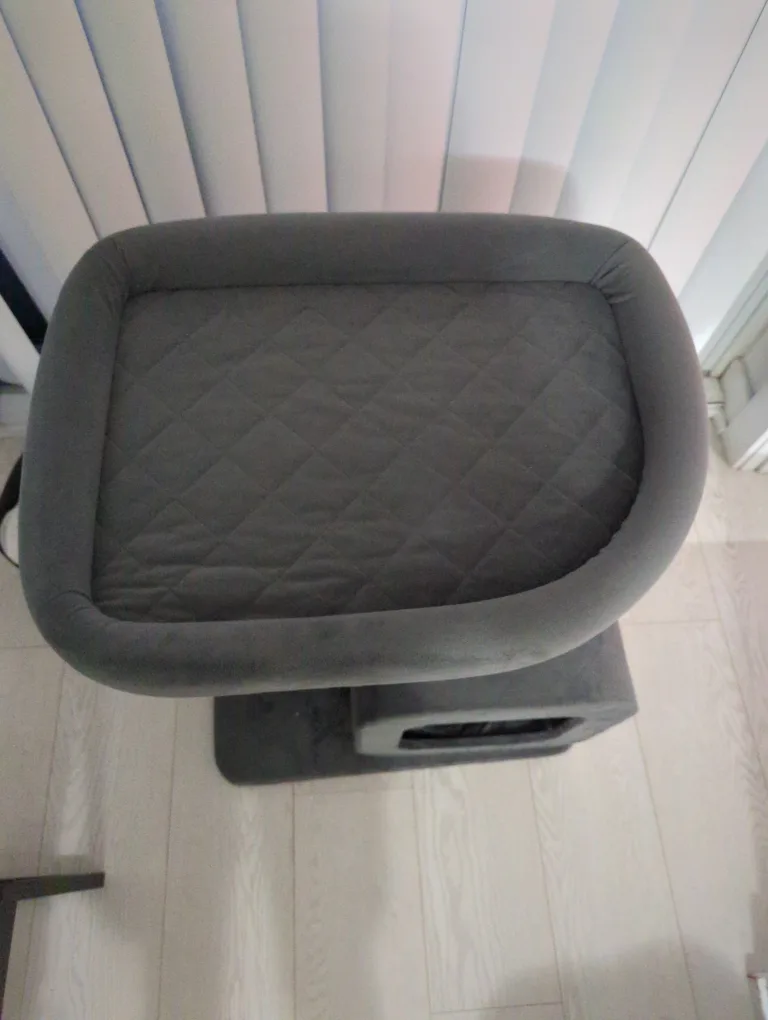 Grey Cat Tree with Scratching Post image indicator(2)