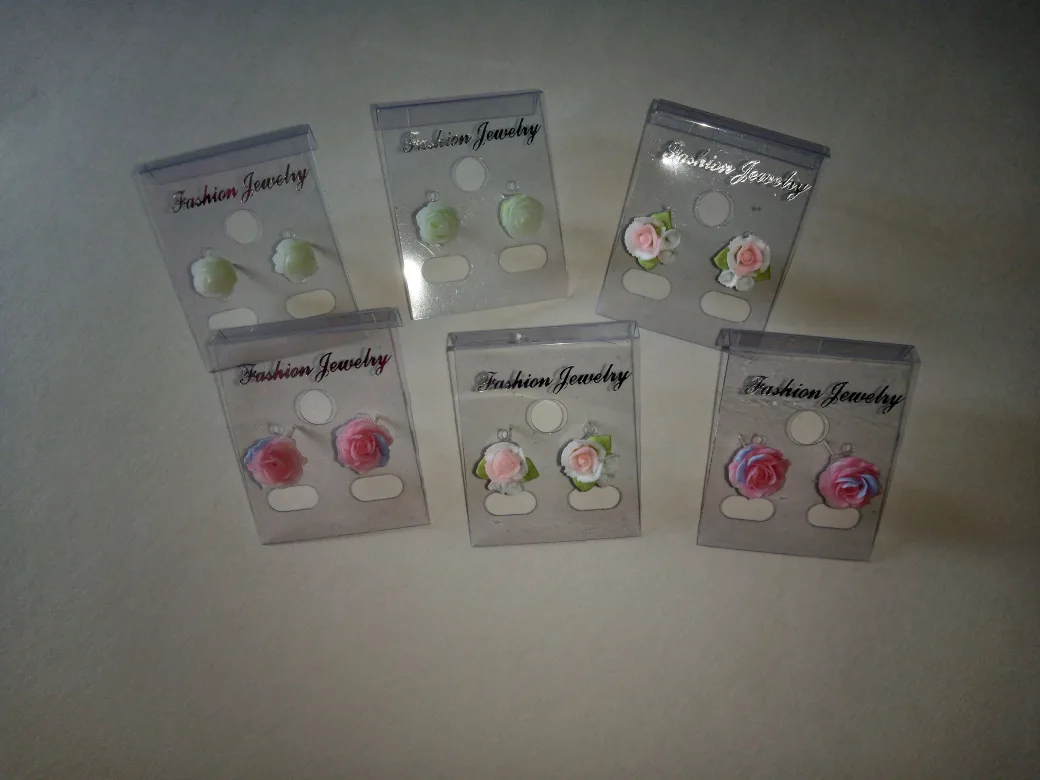 Fashion Jewelry Rose Earrings thumbnail
