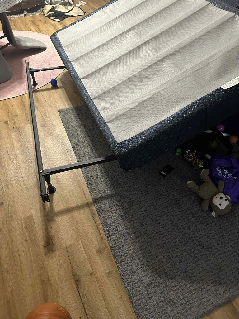 Full/Double metal bed frame and bed box image indicator(7)