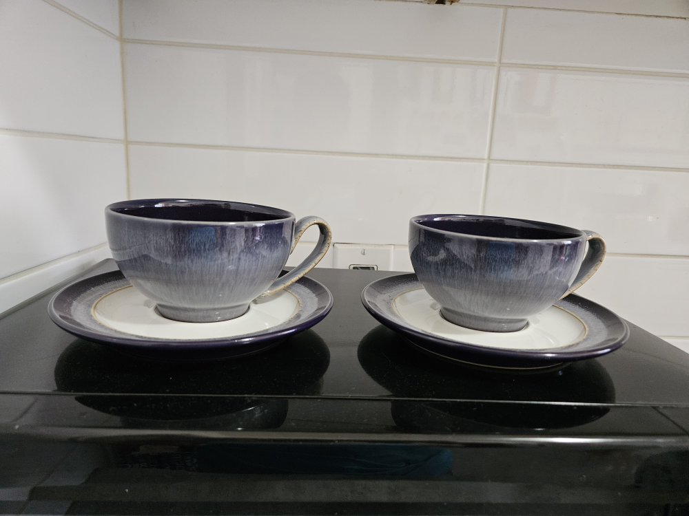 Denby Pottery Tea Set - Teapot & Cups - photo 3