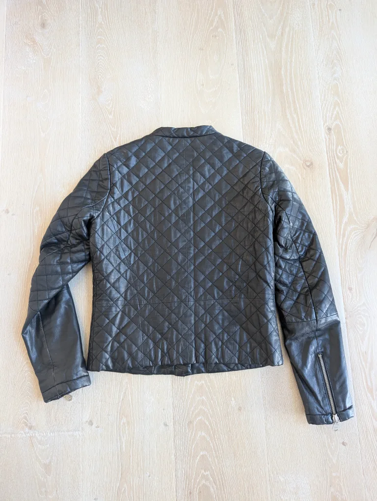 Maje real leather jacket image indicator(5)