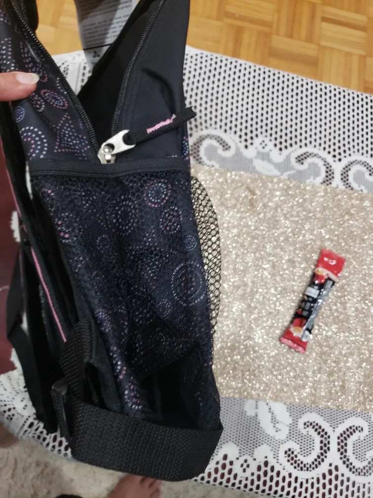 Athletic Works Black & Pink Backpack with bonus gift image indicator(4)