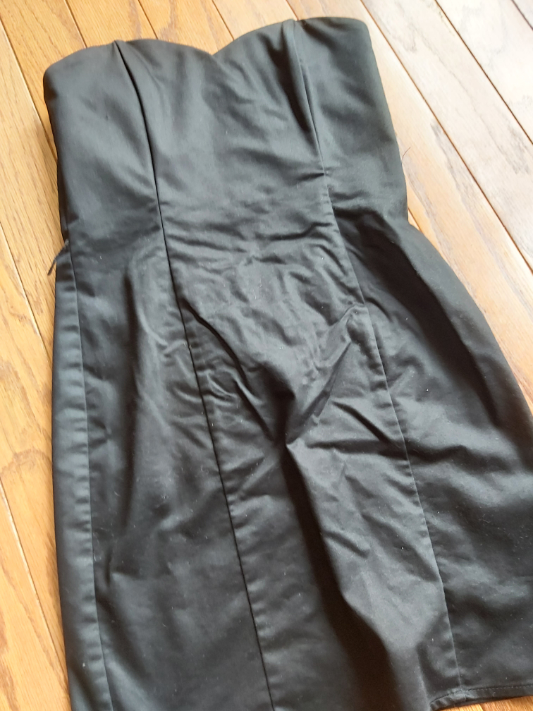 H&M Black Strapless Dress - Size M