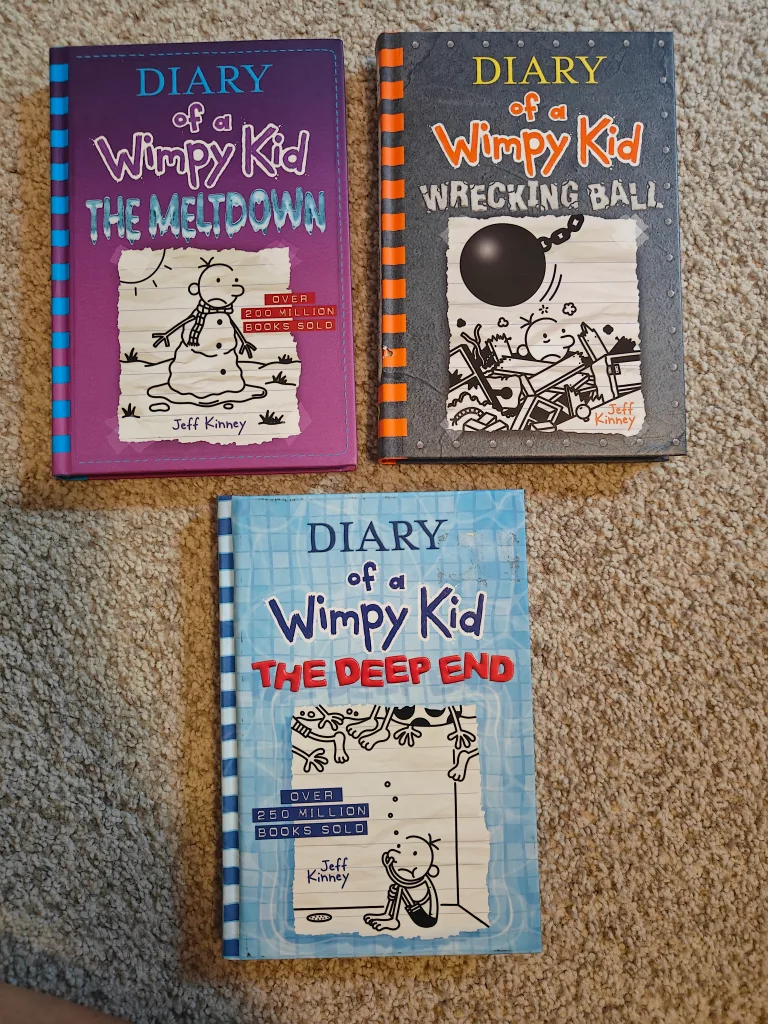 Hard Cover Diary of a Wimpy Kid books thumbnail